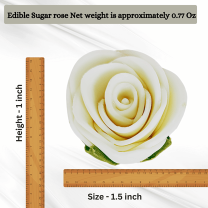 White | Edible Sugar Flower