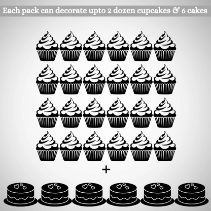 Sprinkles for Cakes & Cupcakes Decoration | USP-15(White)