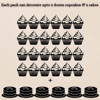 Sprinkles for Cakes & Cupcakes Decoration | USP-21(Bronze)