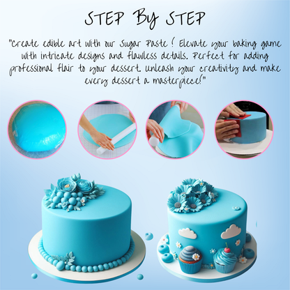 Superhero Blue Fondant | Edible Sugarpaste 250 Gm