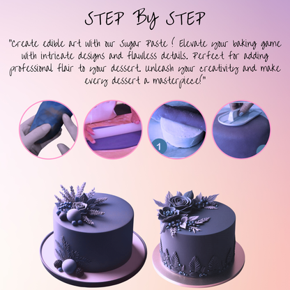 Purple Fondant | Edible Sugarpaste 250 Gm
