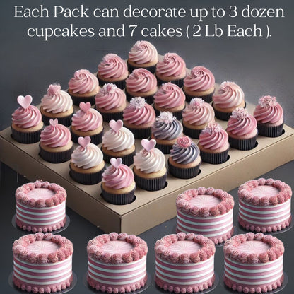 Confect Spring Sprinkles Edible | Vermecelli, Pearls & Stars Sprinkles Pack of 5 (EAST 4) - 100Gms