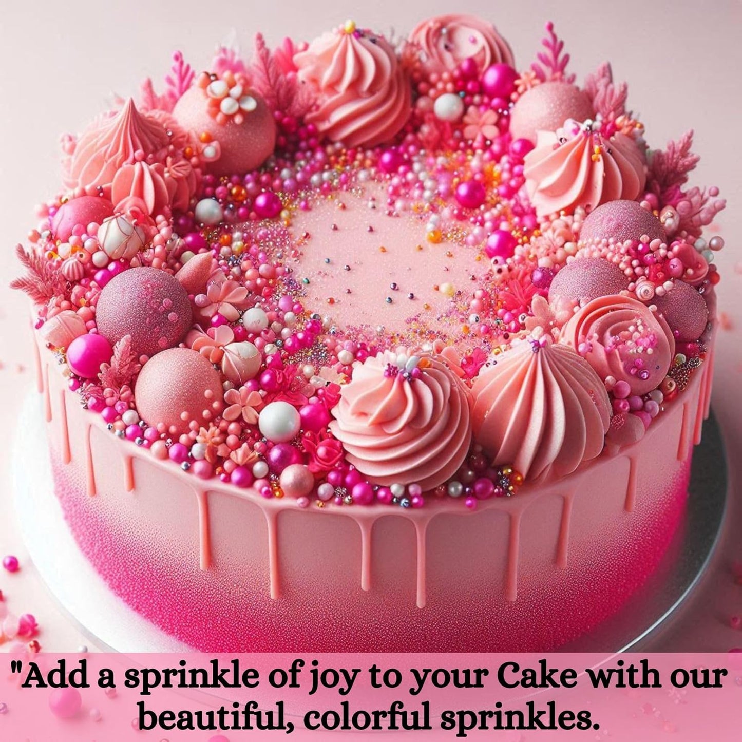 Hot Pink | Sprinkles Bottle for Decoration Bottle 100 g