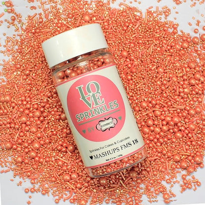 Rose Gold | Sprinkles Bottle for Decoration Bottle 100 g