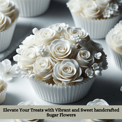 White | Edible Sugar Flower