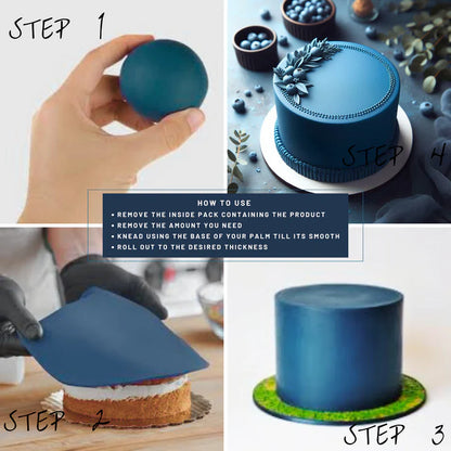 Royal Blue Fondant | Edible Sugarpaste 1 Kg
