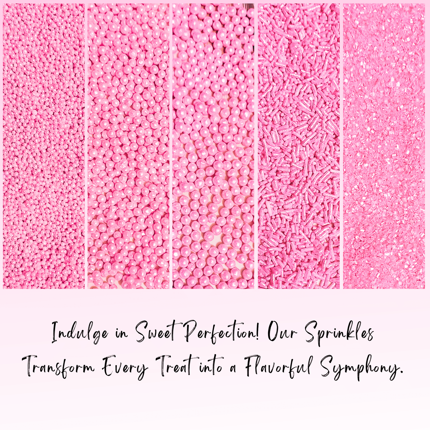 Sprinkles for Cakes & Cupcakes Decoration | USP-2(Baby Pink)