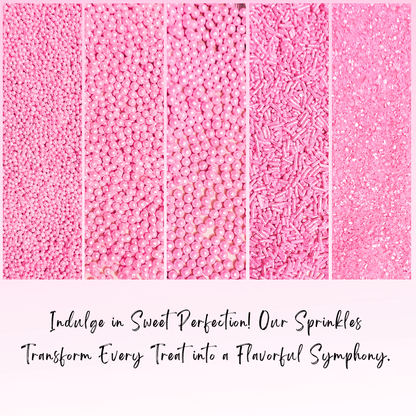 Sprinkles for Cakes & Cupcakes Decoration | USP-2(Baby Pink)