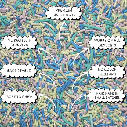 Rainbow Sprinkles for Decoration 04 | 120 g