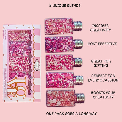 Valentine Sprinkles VS Multipack 12 - 100 gms