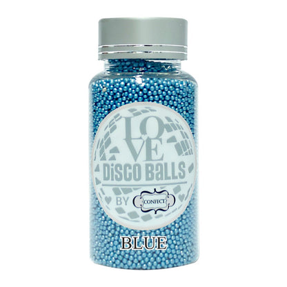 Confect Blue Disco Balls Sprinkles 2 MM  1 Kg