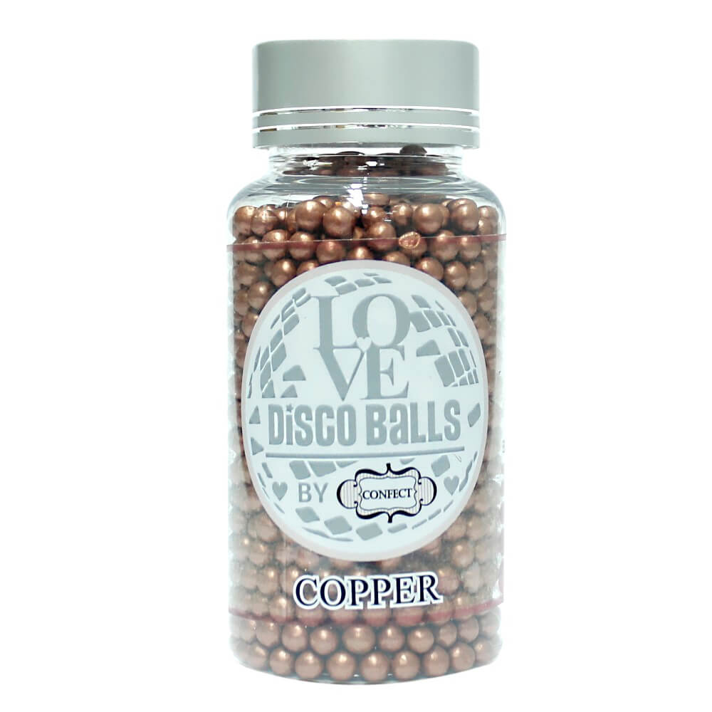 Confect Copper Disco Balls Sprinkles 5 MM 1 Kg