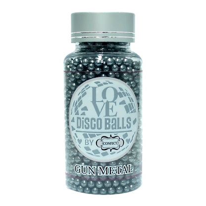 Confect Gun Metal Disco Balls Sprinkles 5 MM 1 Kg
