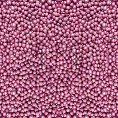 Confect Mauve Disco Balls Sprinkles 4 MM 1 Kg