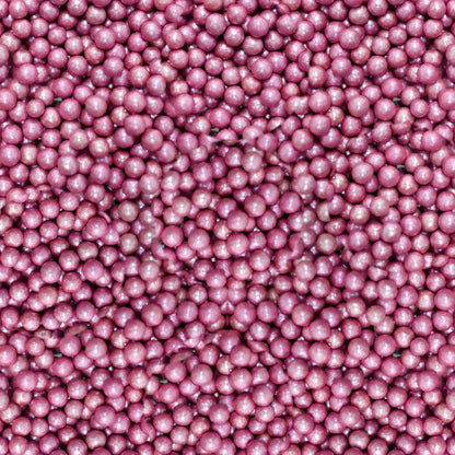 Confect Mauve Disco Balls Sprinkles 6 MM 1 Kg