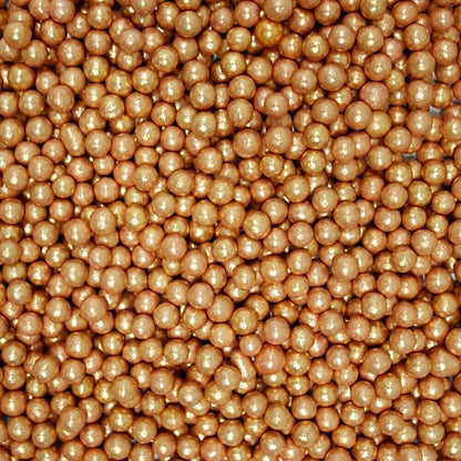 Rose Gold Disco Balls Sprinkles 4 MM 120 Gms