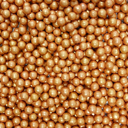 Rose Gold Disco Balls Sprinkles 5 MM 120 Gms