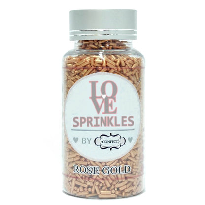 Confect Rose Gold Vermicelli Sprinkles 1 Kg