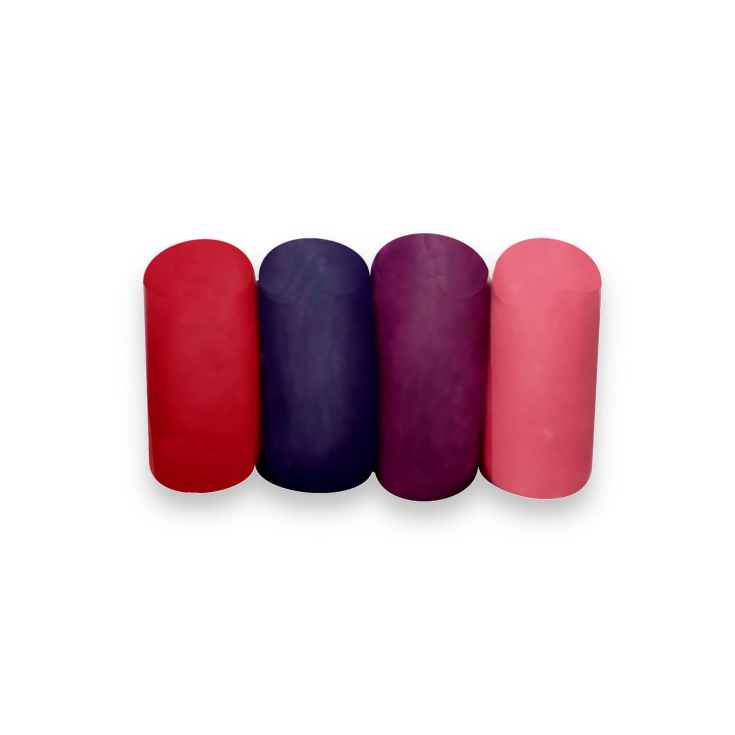 Multipack of Red, Purple, Fuschia Pink and Melon Pink Sugarpaste 06