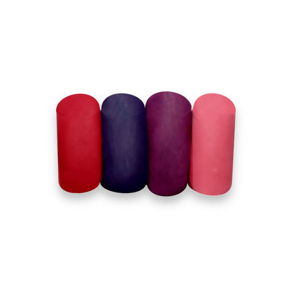Multipack of Red, Purple, Fuschia Pink and Melon Pink Sugarpaste 06