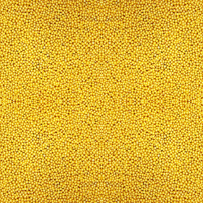 Confect Yellow Disco Balls Sprinkles 2 MM 120 Gms